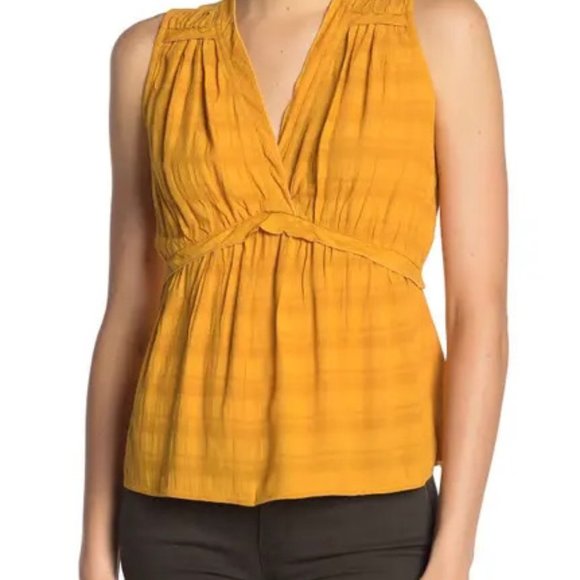 Lucky Brand Tops - NWOT Lucky Brand Tank Top Yellow Size Extra Small